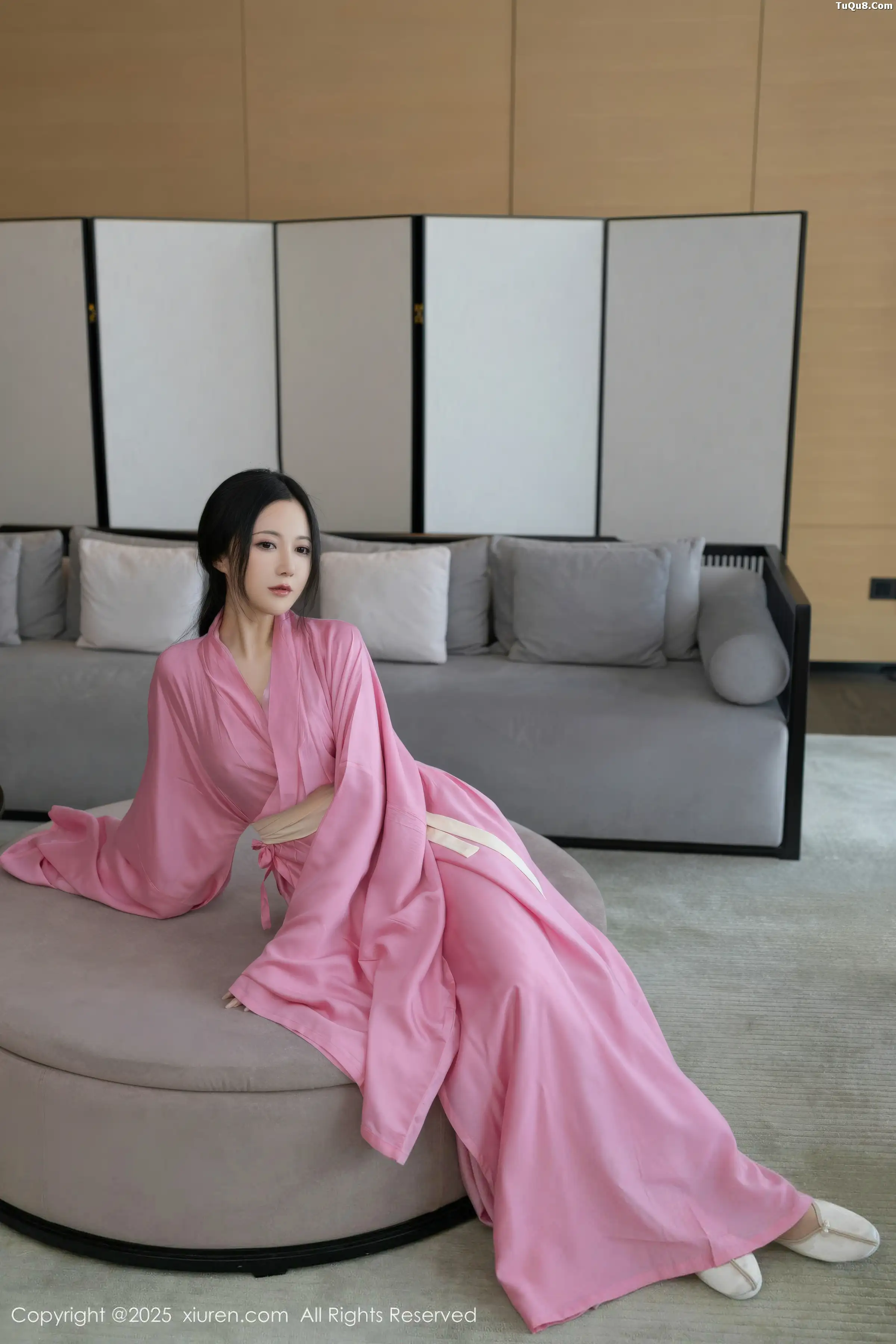 Caviar Fish Sexy Pink Moon Shadow Gauze with Ultra-Thin Meat Silk Showy Figure Gorgeous Photoshoot 82P
