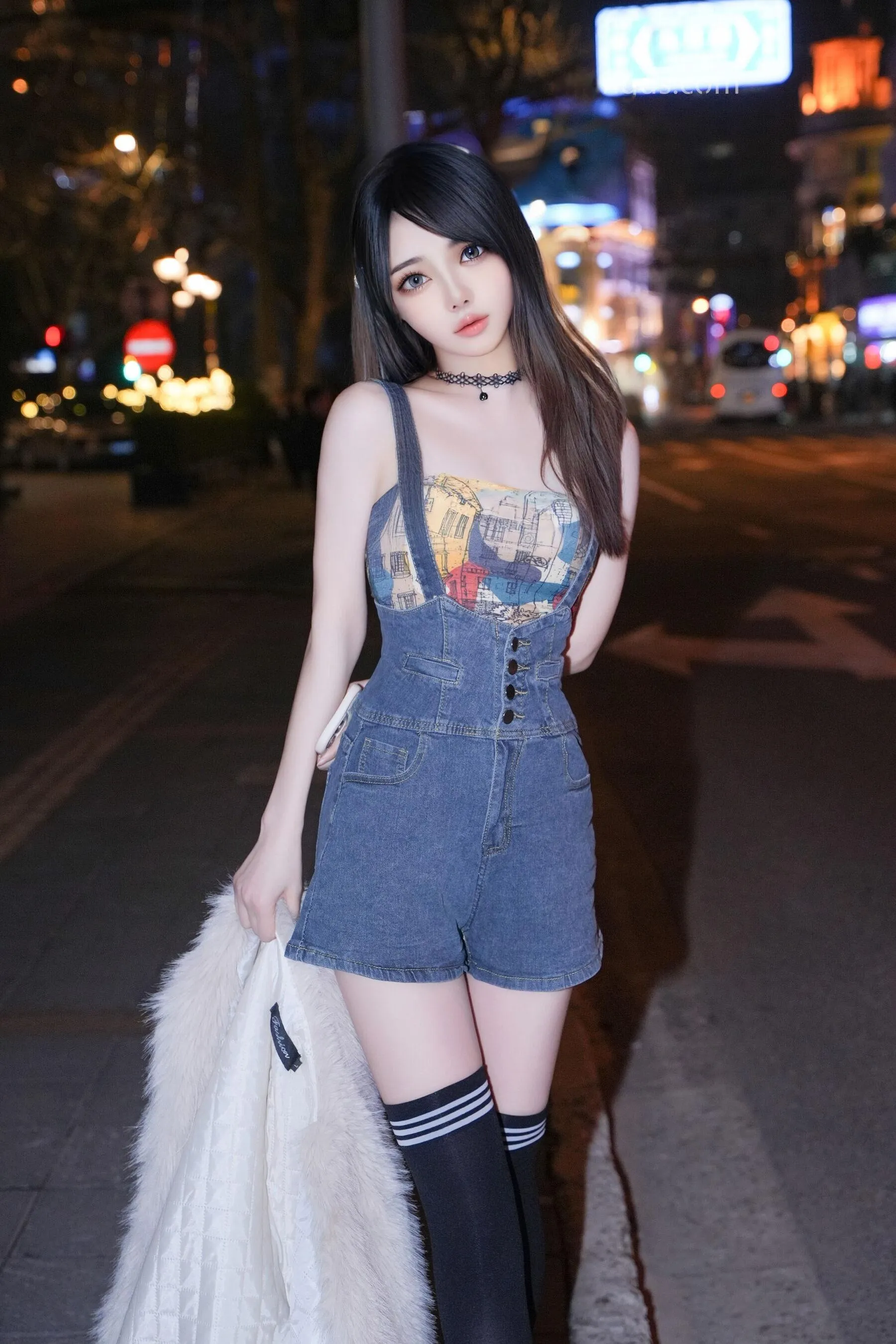 Premium Access Lin Yueyue Tempting Private Shoot Benefits Strapless Suspender 77P 5