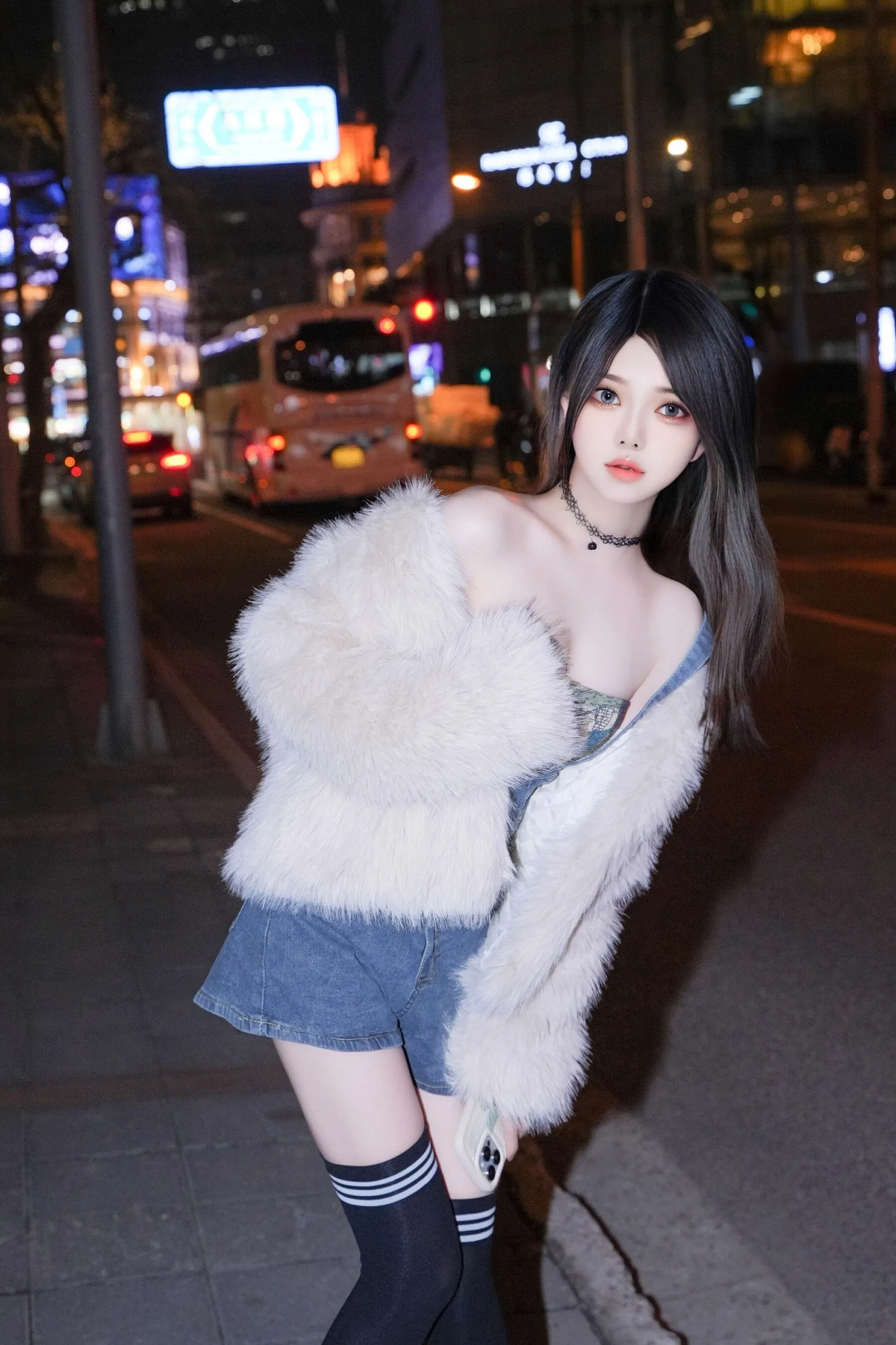Premium Access Lin Yueyue Tempting Private Shoot Benefits Strapless Suspender 77P 9
