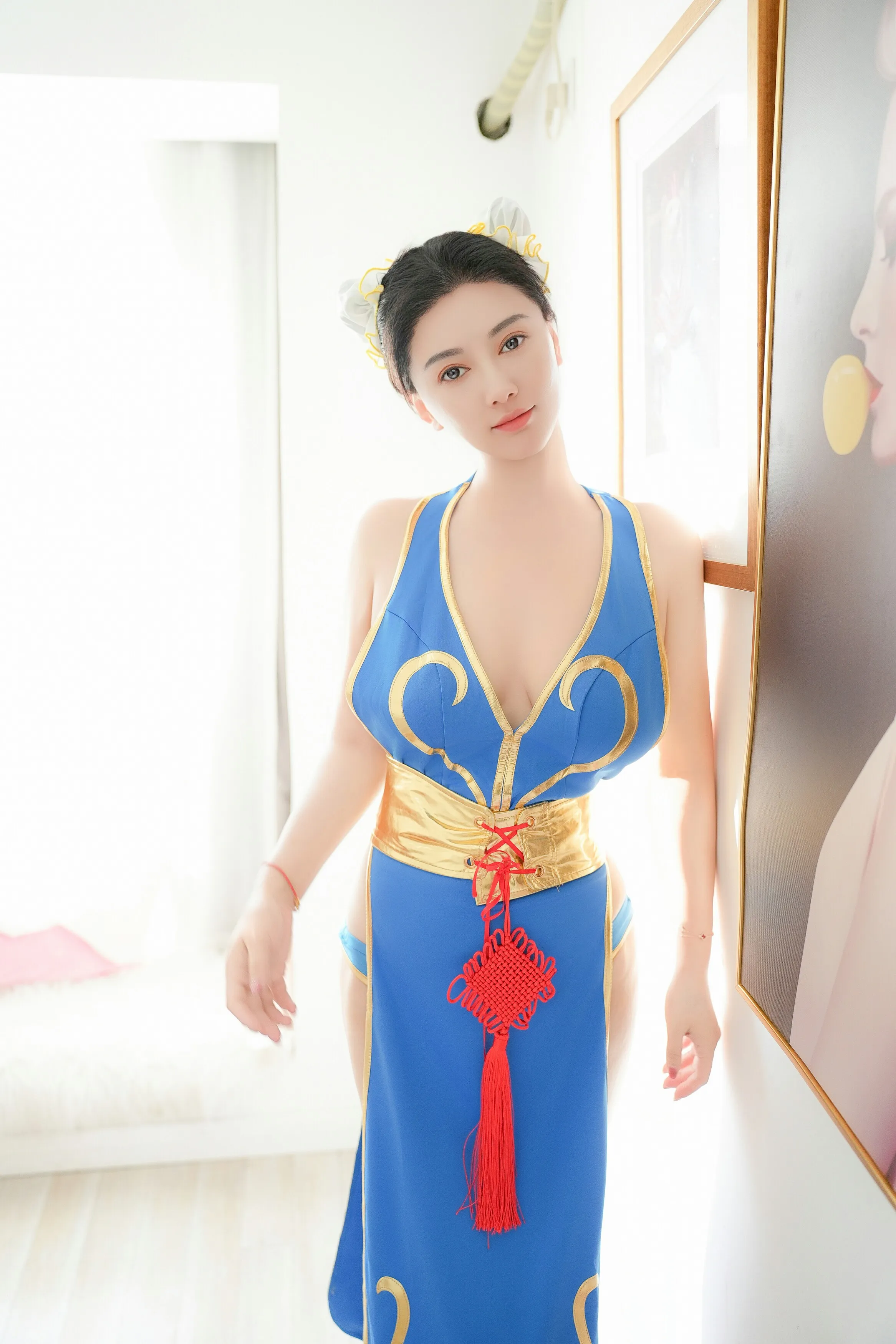 Paid Model Content Teacher Yaru's Alluring Private Photoshoot Benefit Cosplay Chun-Li 58P 4