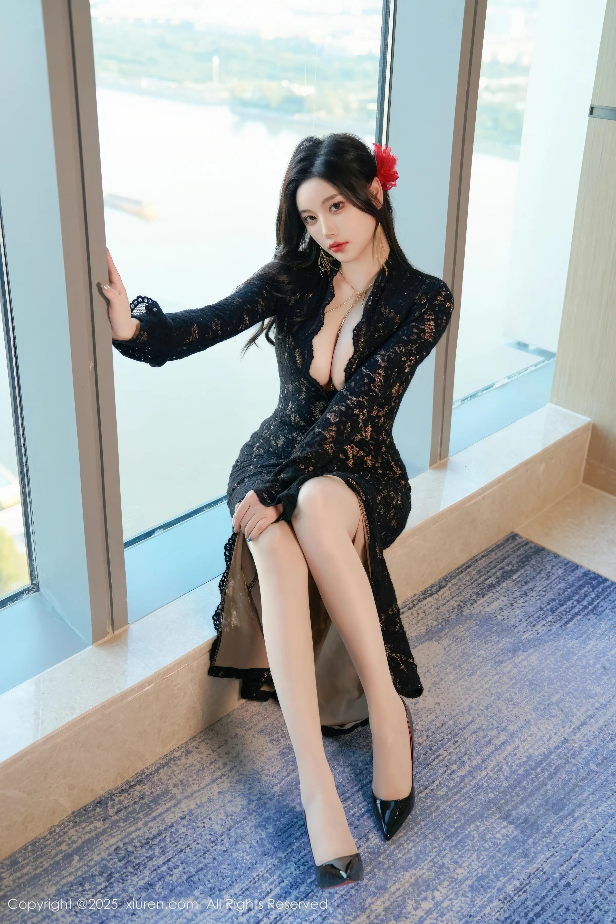 CHENCHEN.性感黑色情趣轻透服饰秀丰满身材迷人绝美写真66P