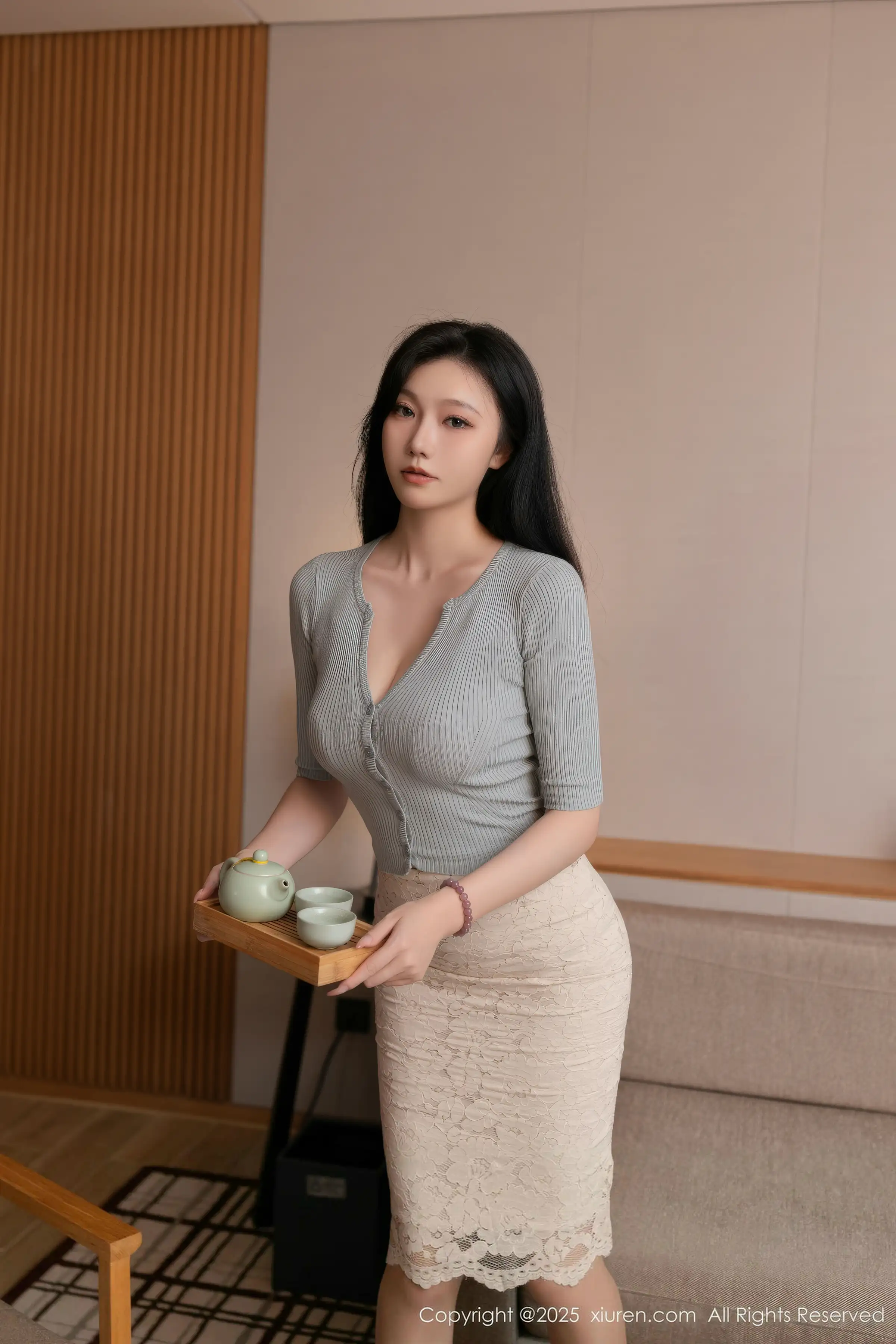 安然anran性感低胸服饰露粉色内衣秀曼妙身姿迷人绝美写真80P 4