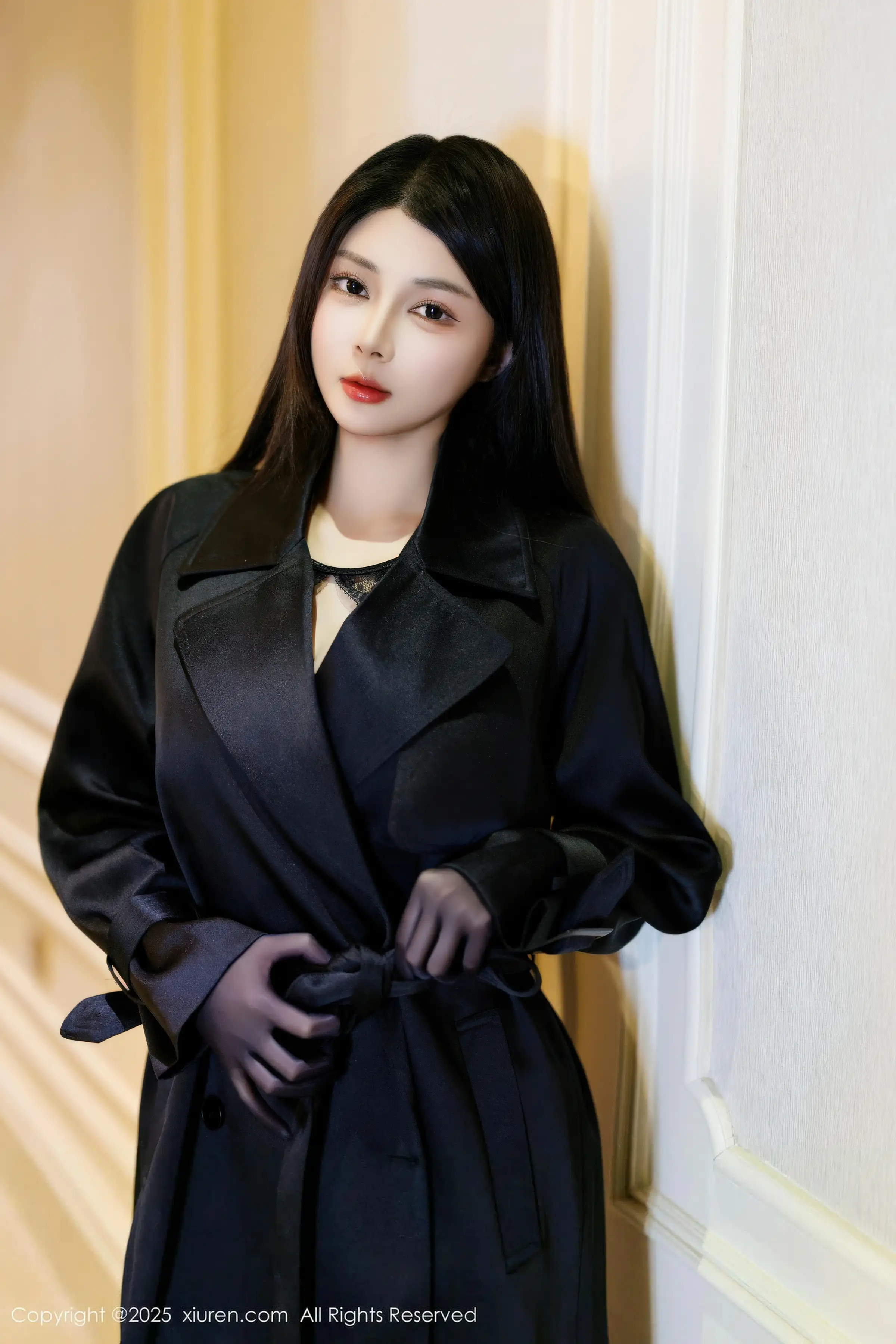 凯竹法师～性感黑色情趣内衣配超薄黑丝秀丰腴身材绝美写真81P